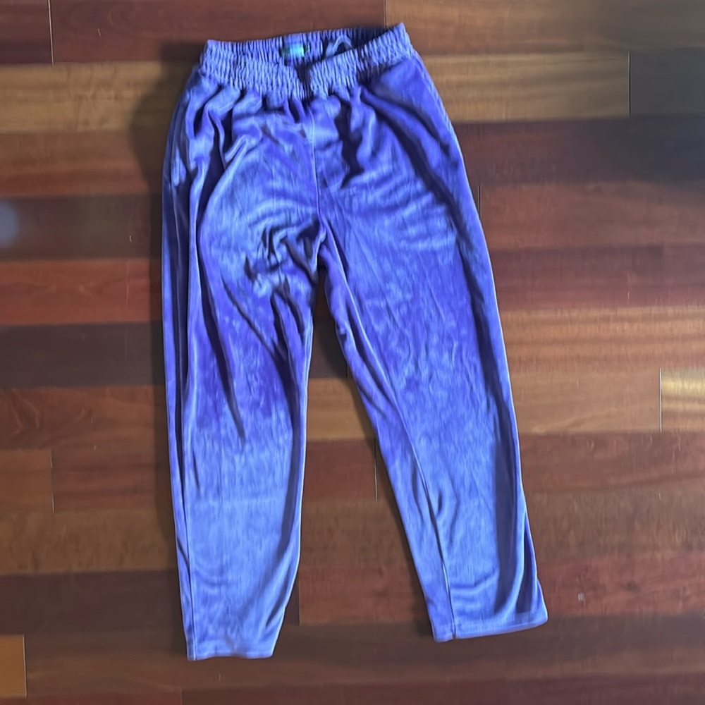 DJAB Purple velvet sweat pants